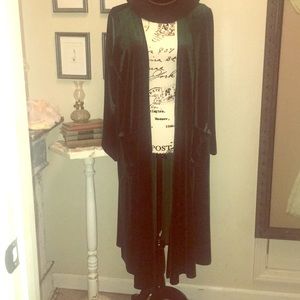 LuLaRoe Sarah Cardigan in Green Size M